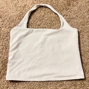 Abercrombie & Fitch White Halter Top